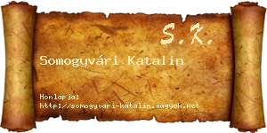 Somogyvári Katalin névjegykártya
